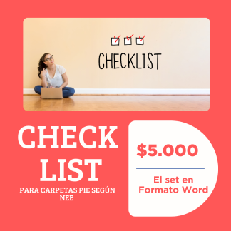 Check list carpeta PIE