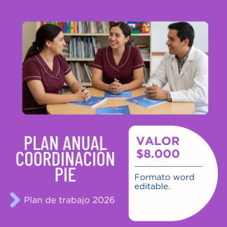 Plan Anual Coordinación PIE (2026)