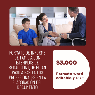 Inf. de familia con ejemplos de redacción