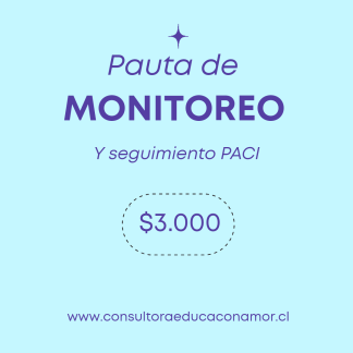 Pauta monitoreo y seguimiento PACI