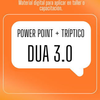 DUA 3.0 (PPT + TRÍPTICO)