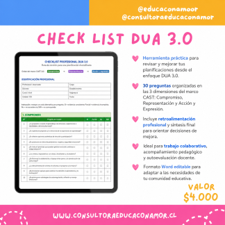 Check list DUA 3.0