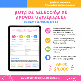 Ruta selección de apoyos