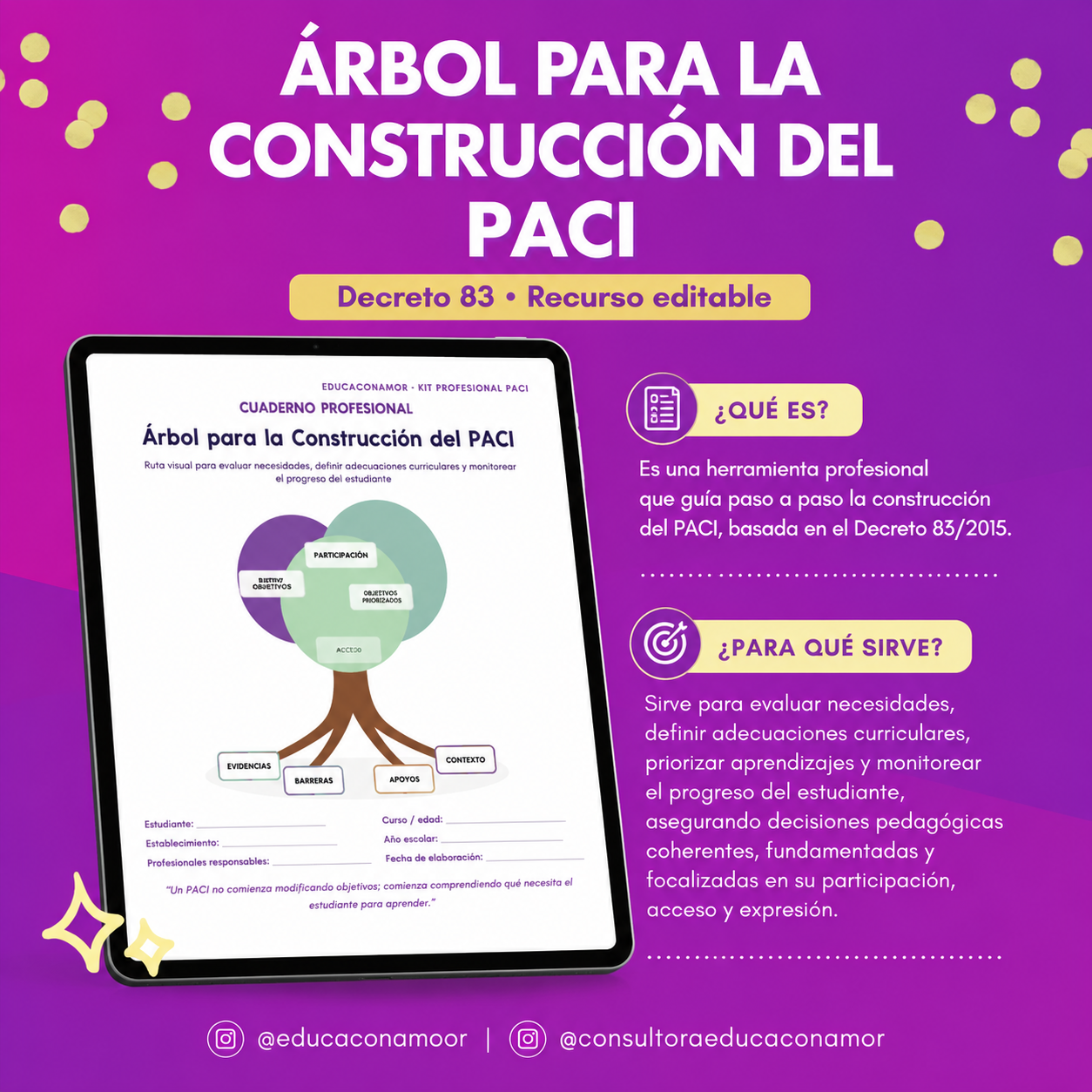 Cuadenillo arbol Paci D83