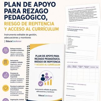 Plan de Apoyo para Rezago Pedagógico, Riesgo de Repitencia y Acceso al Currículum