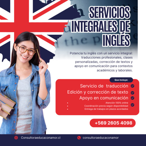 Blue And Red Modern English Course Instagram Post